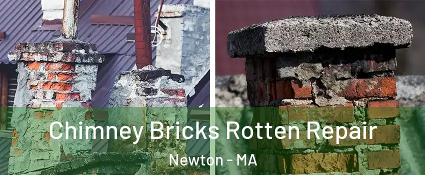  Chimney Bricks Rotten Repair Newton - MA