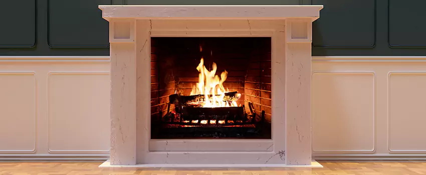 Decorative Electric Fireplace Installation in Newton, Massachusetts