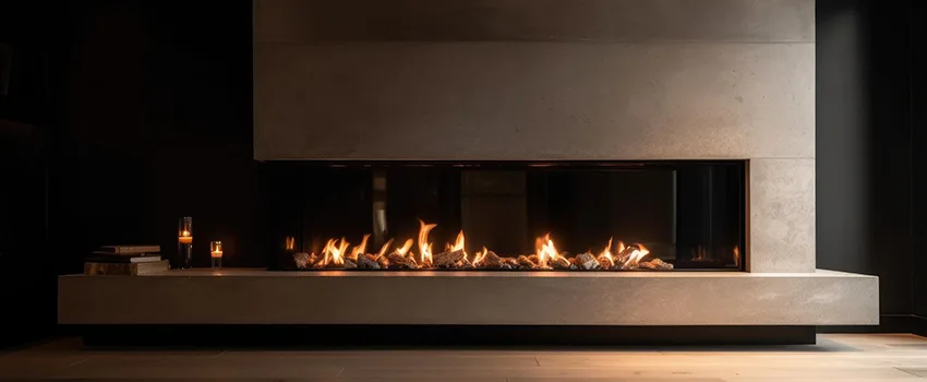 Gas Fireplace Ember Bed Design Services in Newton, Massachusetts