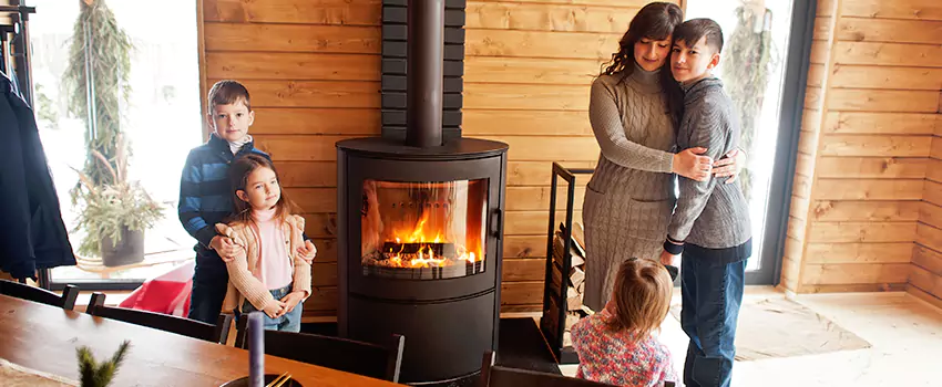 Morso Cast Iron Fireplace Insert Installation in Newton, Massachusetts