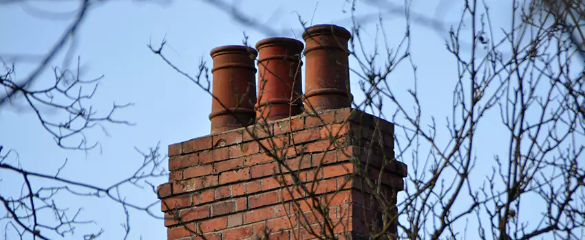 Chimney Crown Installation For Brick Chimney in Newton, Massachusetts