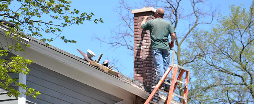 Vinyl and PVC Chimney Flashing Installation in Newton, MA