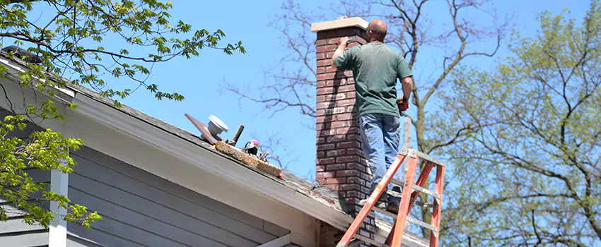 himney Crown Repair in Newton, Massachusetts