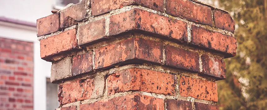 Cracked Chimney Bricks Repair Cost in Newton, Massachusetts